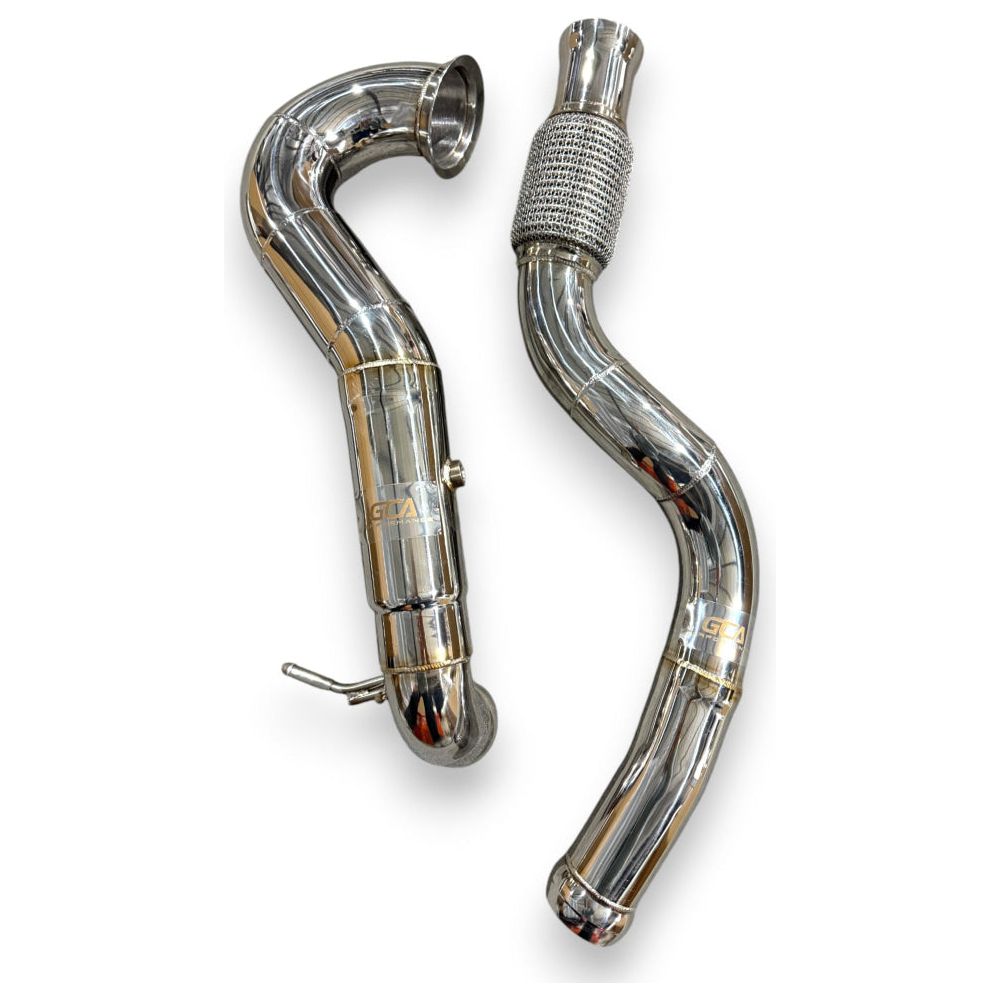 2013-2019 Mercedes GLA45 AMG Downpipe | W156 No Heat Shield / Racing Downpipe (No Cat) Downpipes
